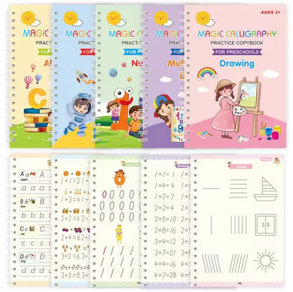Kit 4 Libri + Matita magica