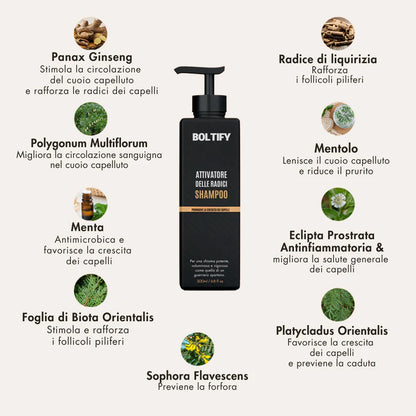 Shampoo Attivatore delle Radici